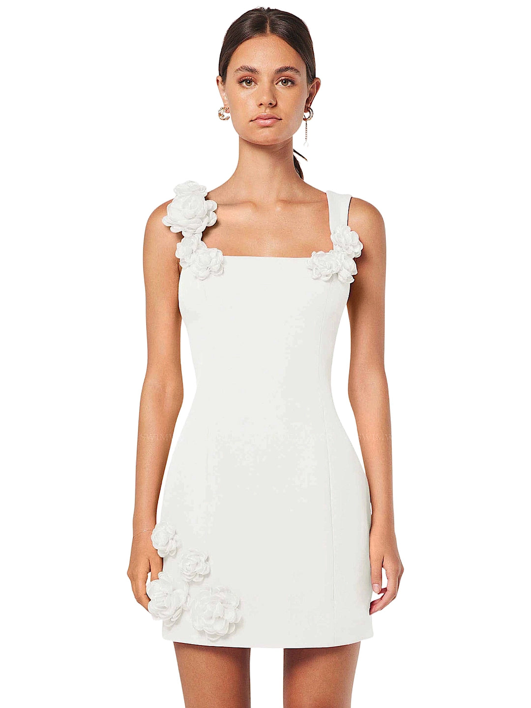 green emerald velvet dress Elliatt Aisle Dress - Ivory