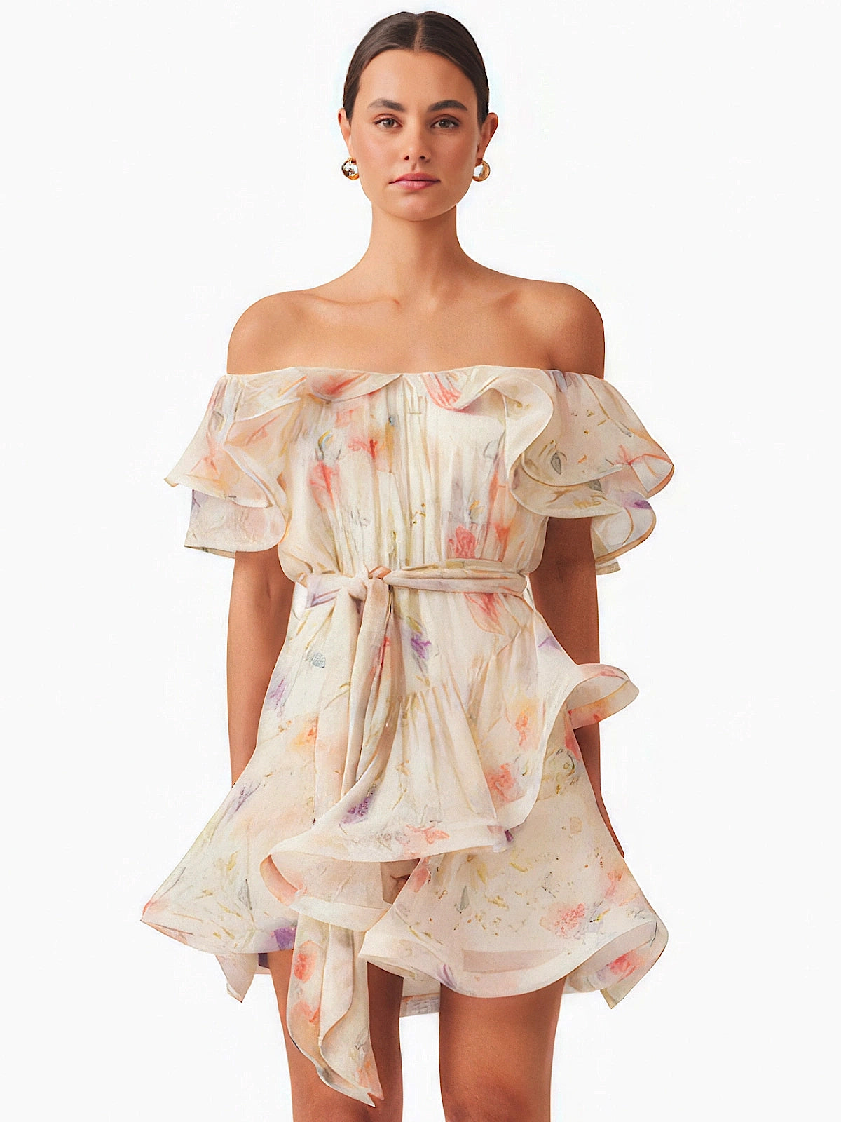 Elliatt: Livette Mini Dress (EC7032538-MLT)