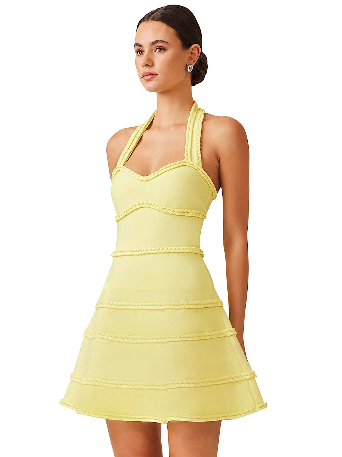 Elliatt: Katelyn Halter Mini Dress (E7042532BD)