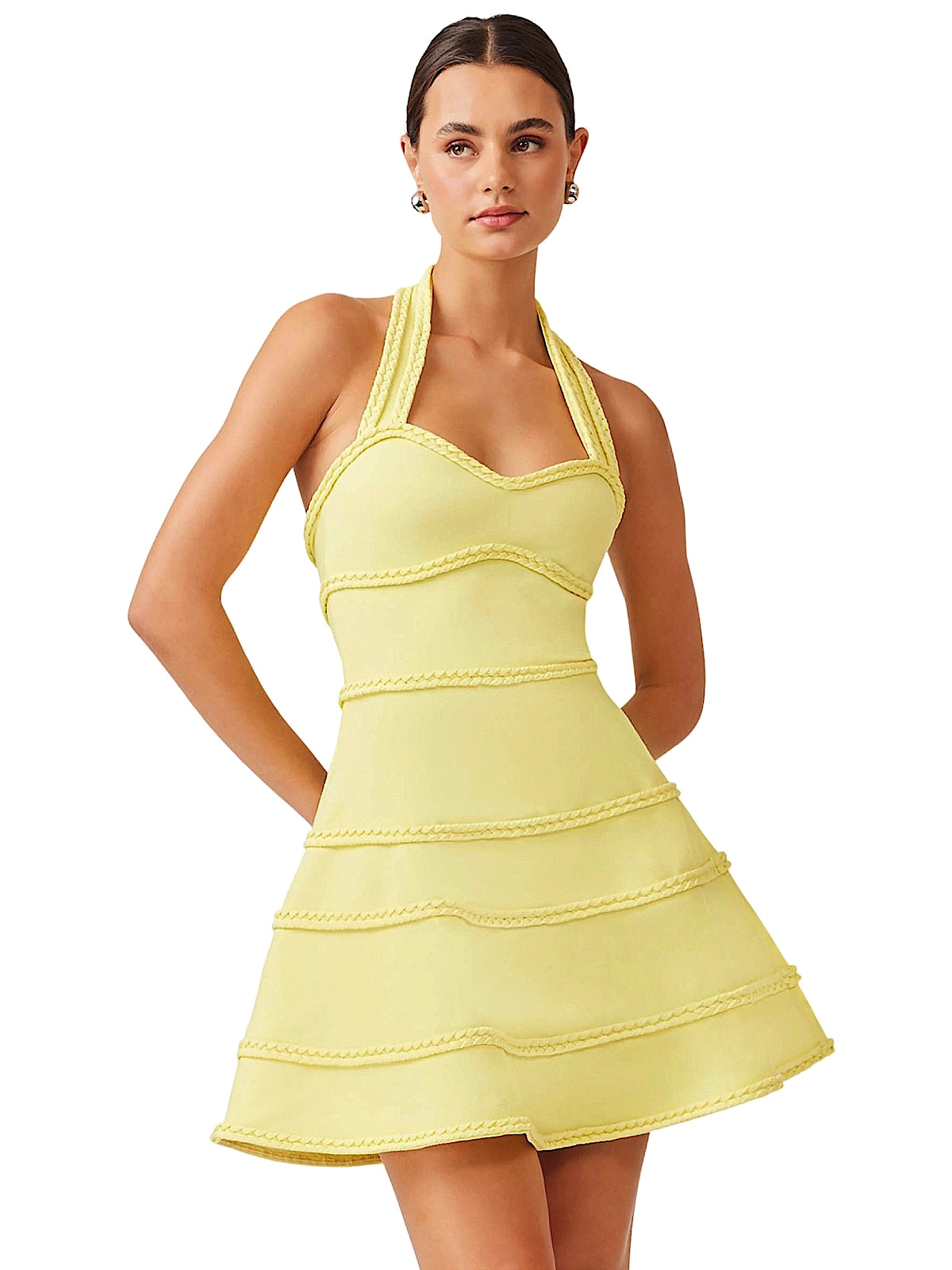 Elliatt: Katelyn Halter Mini Dress (E7042532BD)