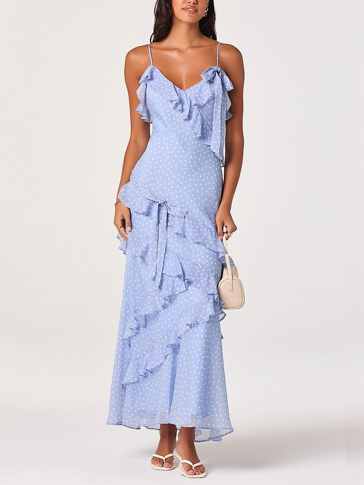 Astr the Label: Amiya Chiffon Maxi Dress (ACDR103346-BPKD)