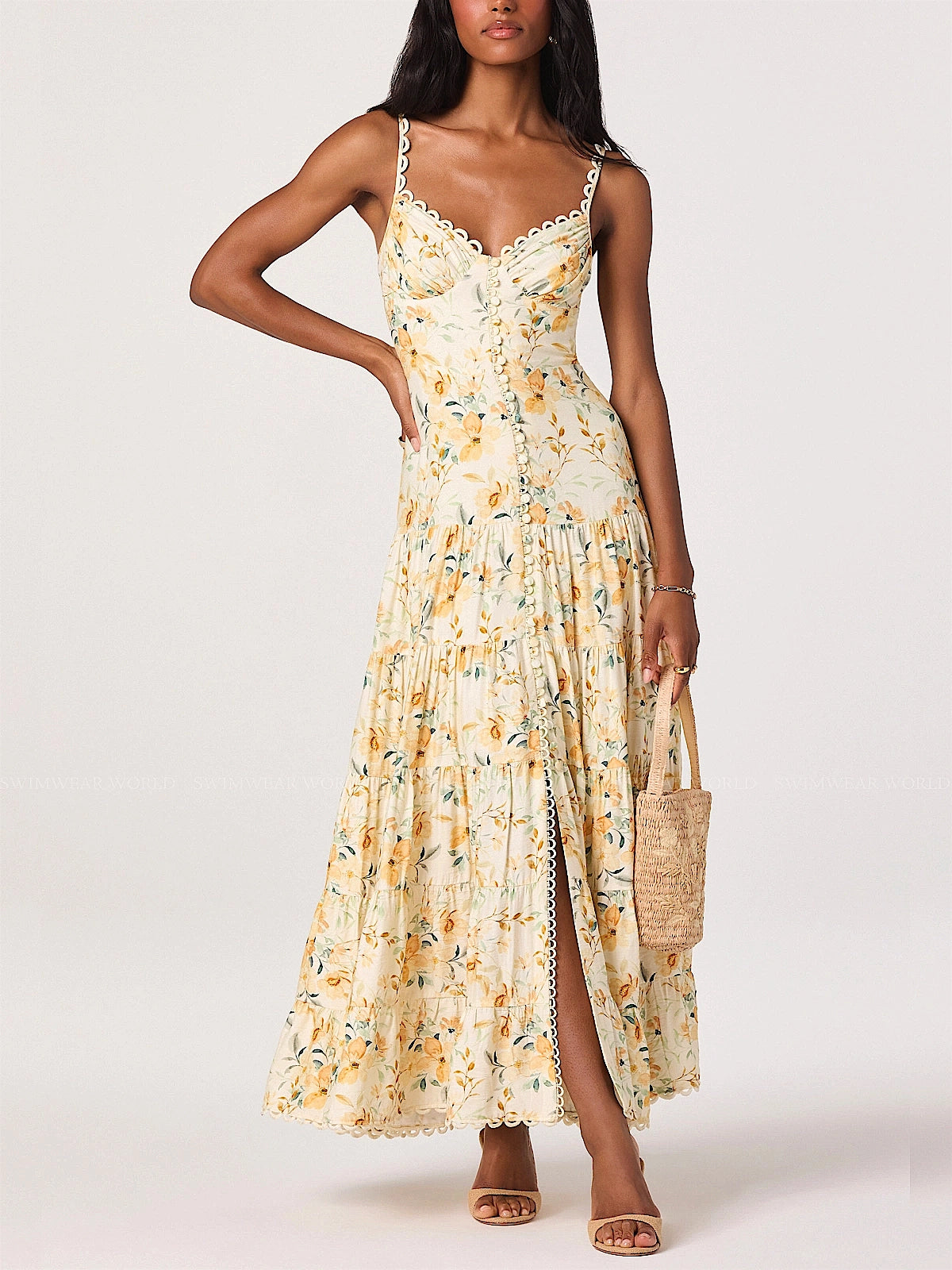 Astr the Label: Tazia Dress (ACDR102326-YCFL)