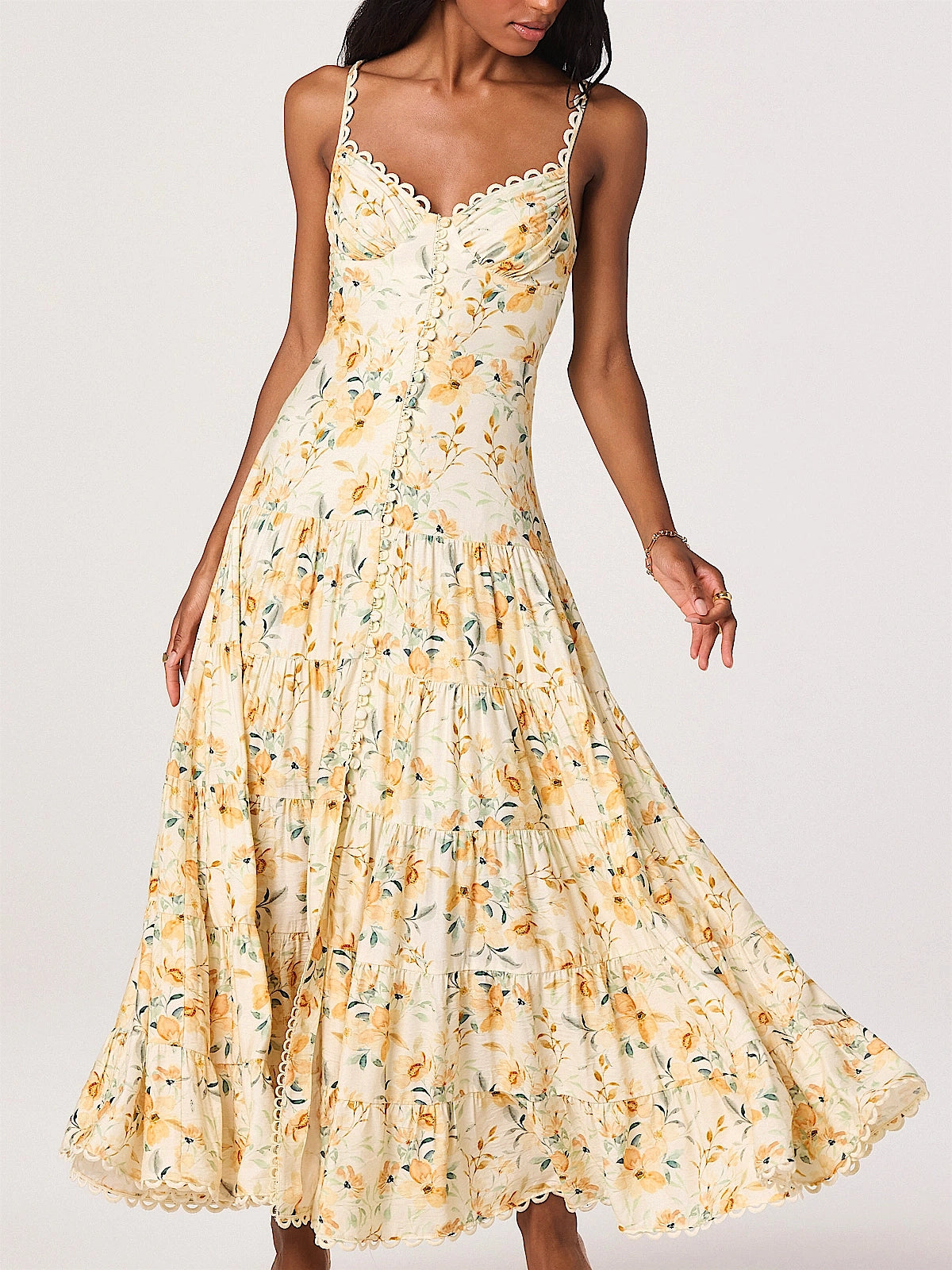 Astr the Label: Tazia Dress (ACDR102326-YCFL)