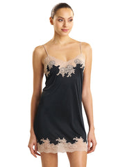 Natori: Enchant Lace Trim Chemise (V78130-BCF)