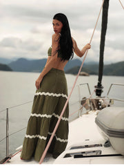 Gapaz Beachwear: Positano Skirt (BVO-1525)