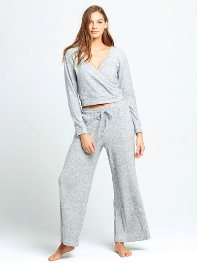 L Space: Freya Top-Lotta Loungin Pant (FRETP21-HTG-LTLPA21-HTG)