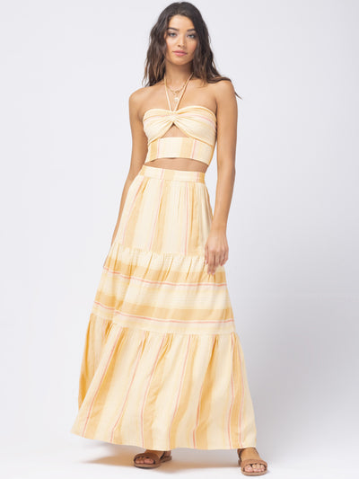L Space: Blue Skies Tube-Bondi Skirt (BLSTP22-COZ-BONSK22-COZ)