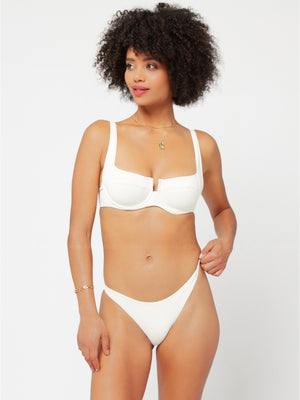 L Space: Camellia-Cabana Bikini (LSCAT19-CRM-LSCNB20-CRM)
