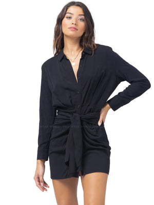 L Space: Aura Dress (AURDR22-BLK)