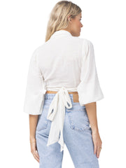 L Space: Gwen Blouse (GWNTP22-CRM)