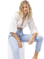 L Space: Gwen Blouse (GWNTP22-CRM)
