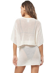 L Space: Coast is Clear Blouse-Coast is Clear Skirt (COATP22-CRM-COASK22-CRM)