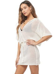 L Space: Coast is Clear Blouse-Coast is Clear Skirt (COATP22-CRM-COASK22-CRM)