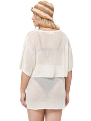L Space: Coast is Clear Blouse-Coast is Clear Skirt (COATP22-CRM-COASK22-CRM)