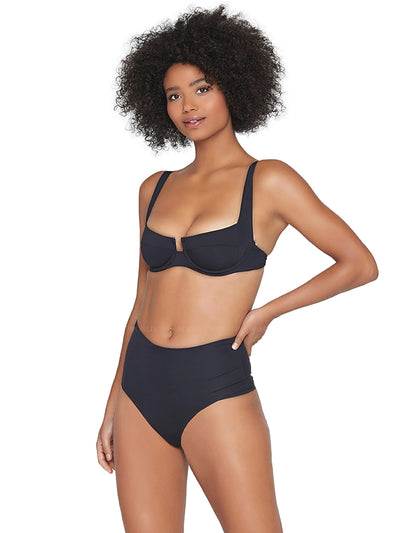 L Space: Camellia-Portia Bikini (LSCAT19-BLK-LSPOB17-BLK)