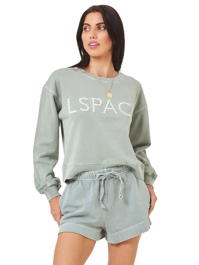L Space: Solo Sweatshirt-Solo Short (ASOLPO23-SAG-ASOLSH23-SAG)