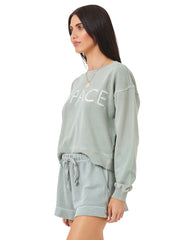 L Space: Solo Sweatshirt-Solo Short (ASOLPO23-SAG-ASOLSH23-SAG)