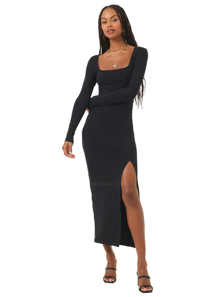 ワンピース laubeblanc Architect Zip Flare Dress Architect Zip Flare Dress – L'AUBE BLANC