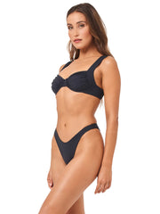 L Space: Stella-Cabana Bikini (LSSIT23-BLK-LSCNB20-BLK)