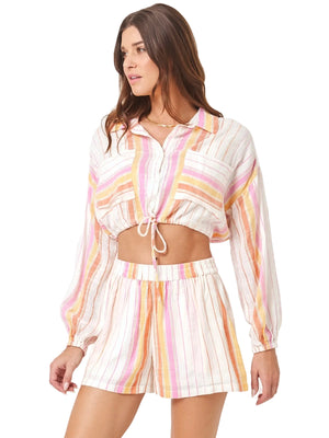 LSPACE St Lucia Top - Vaca Stripe Vaca Stripe / M / Women's Tops