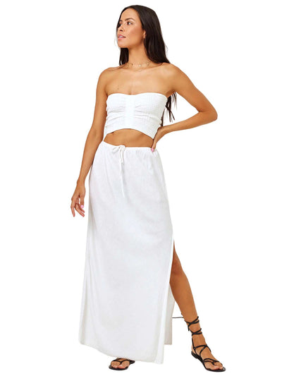 L Space: Summer Feels Tube-Summer Feels Skirt (SMFTP24-CRM-SMFSK24-CRM)