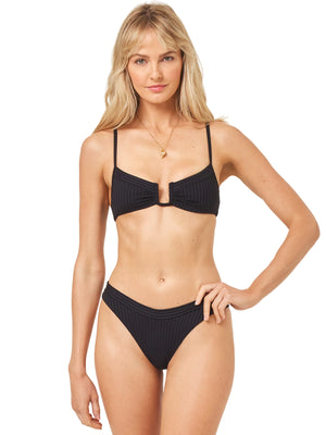 L Space: Peyton-Mercer Bikini (EOPYT25-BLK-EOMRC25-BLK)