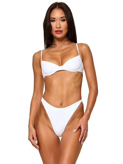 L Space: Missy-Leilani Bikini (BEMIT25-WHT-BELEB25-WHT)
