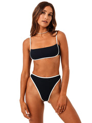 L Space: Hazel-Nora Bikini (RHHZT23-BLC-RHNRB23-BLC)