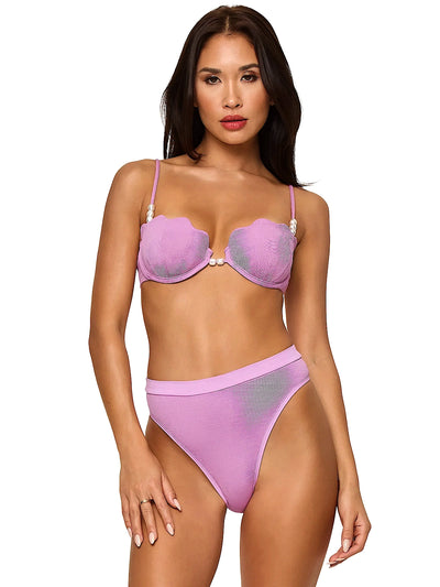 L Space: Sunrise Shell-Frenchi Bikini (PPSST24A-MVE-PPFRB24A-MVE)