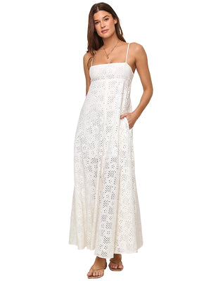 L Space: Raveena Dress (RAVDR25-CRM)