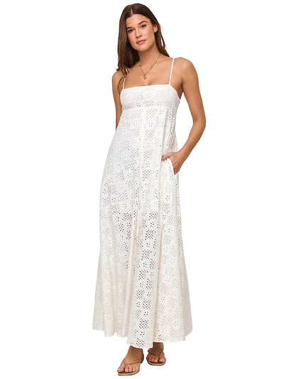 L Space: Raveena Dress (RAVDR25-CRM)