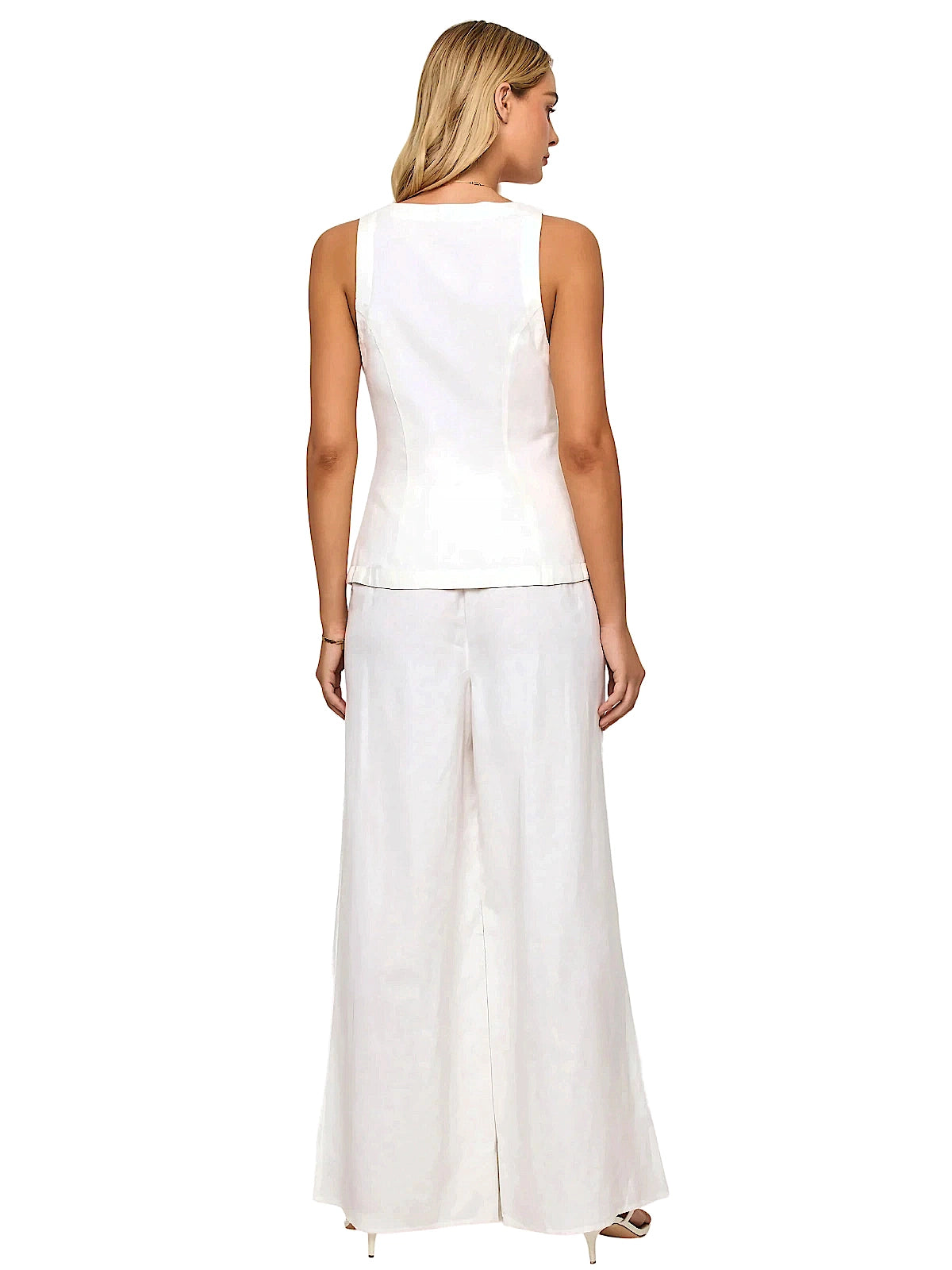 L Space: Sofie Vest-Palma Pant (SOFTP25-WHT-PALPA25-WHT)