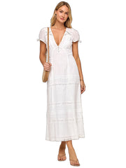 L Space: Love Song Maxi Dress (LOVDR25-WHT)