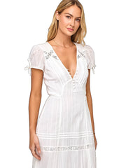 L Space: Love Song Maxi Dress (LOVDR25-WHT)