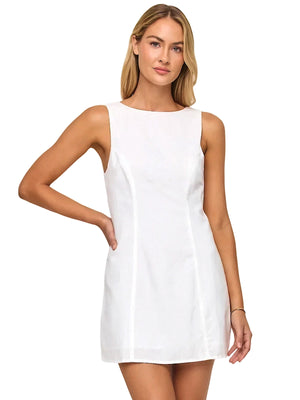 L Space: Oceanside Mini Dress (OCEDR25-WHT)
