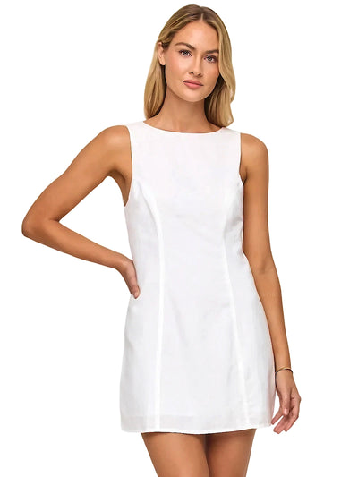 L Space: Oceanside Mini Dress (OCEDR25-WHT)