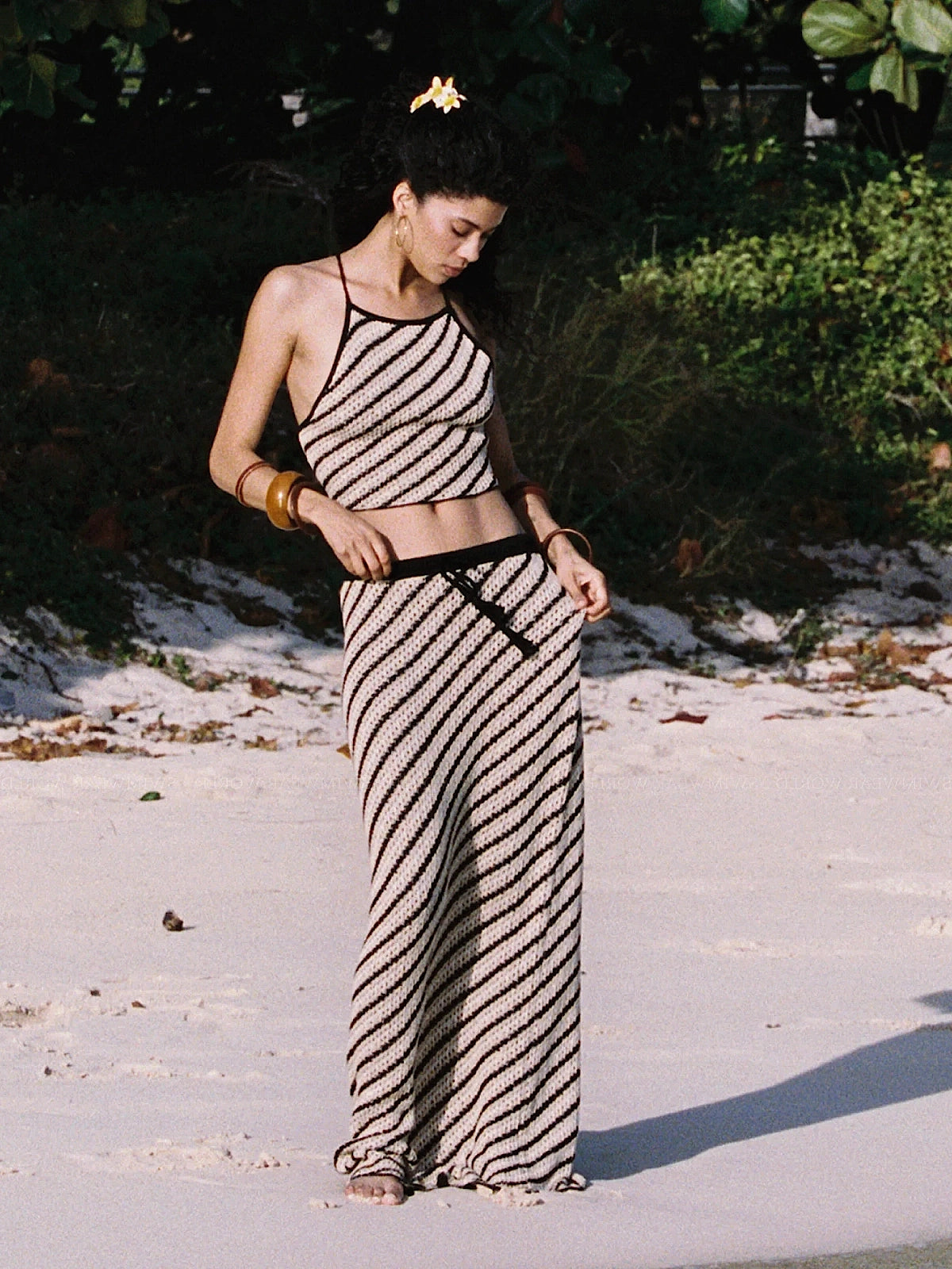 L Space: La Bianca-La Bianca Skirt (LABTP25-TPS-LABSK25-TPS)