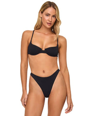 L Space: Belle-Leilani Bikini (PUBET25-BLK-PULEB25-BLK)