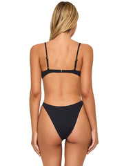 L Space: Belle-Leilani Bikini (PUBET25-BLK-PULEB25-BLK)