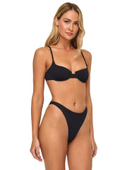 L Space: Belle-Leilani Bikini (PUBET25-BLK-PULEB25-BLK)