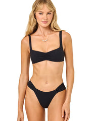L Space: Effie-Dolce Bikini (EOEFT25-BLK-EODL25-BLK)