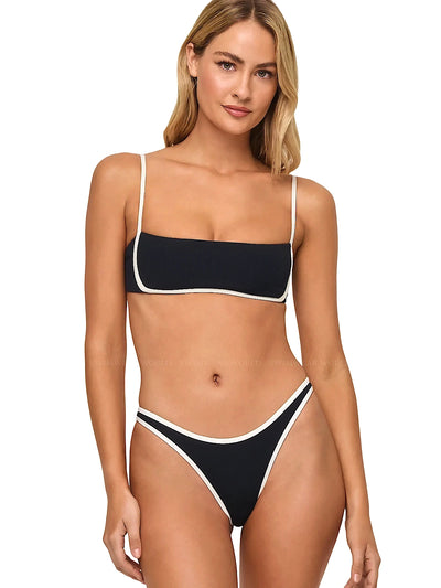 L Space: Hazel-Elle Bikini (RHHZT23-BLC-RHELB25-BLC)