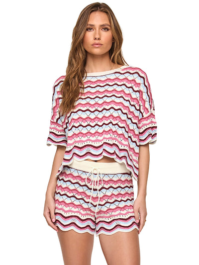 L Space: Sunchaser Blouse-Sunchaser Short (SUNSW25-SNHD-SUNSH25-SNHD)
