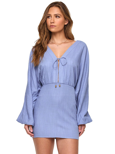 L Space: Deia Mini Dress (DEIDR26-CHAM)