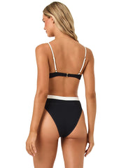 L Space: Sunrise Shell-Frenchi Bikini (PPSST24A-BLC-PPFRB24A-BLC)