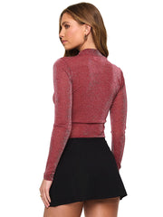 L Space: Shimmer Long Sleeve Top (SHMTP25-SNG)