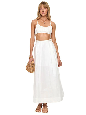 L Space: Manon-Keeper Skirt (MANTP26-WHT-KEESK26-WHT)