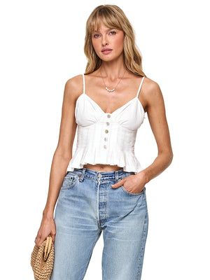 L Space: Clover Top (CLOTP26-WHT)