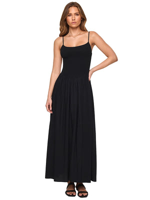 L Space: Misha Midi Dress (MISDR26-BLK)