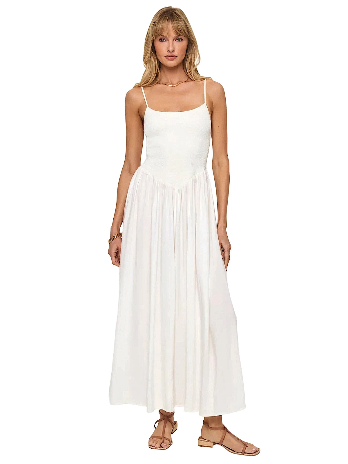 L Space: Misha Midi Dress (MISDR26-CRM)